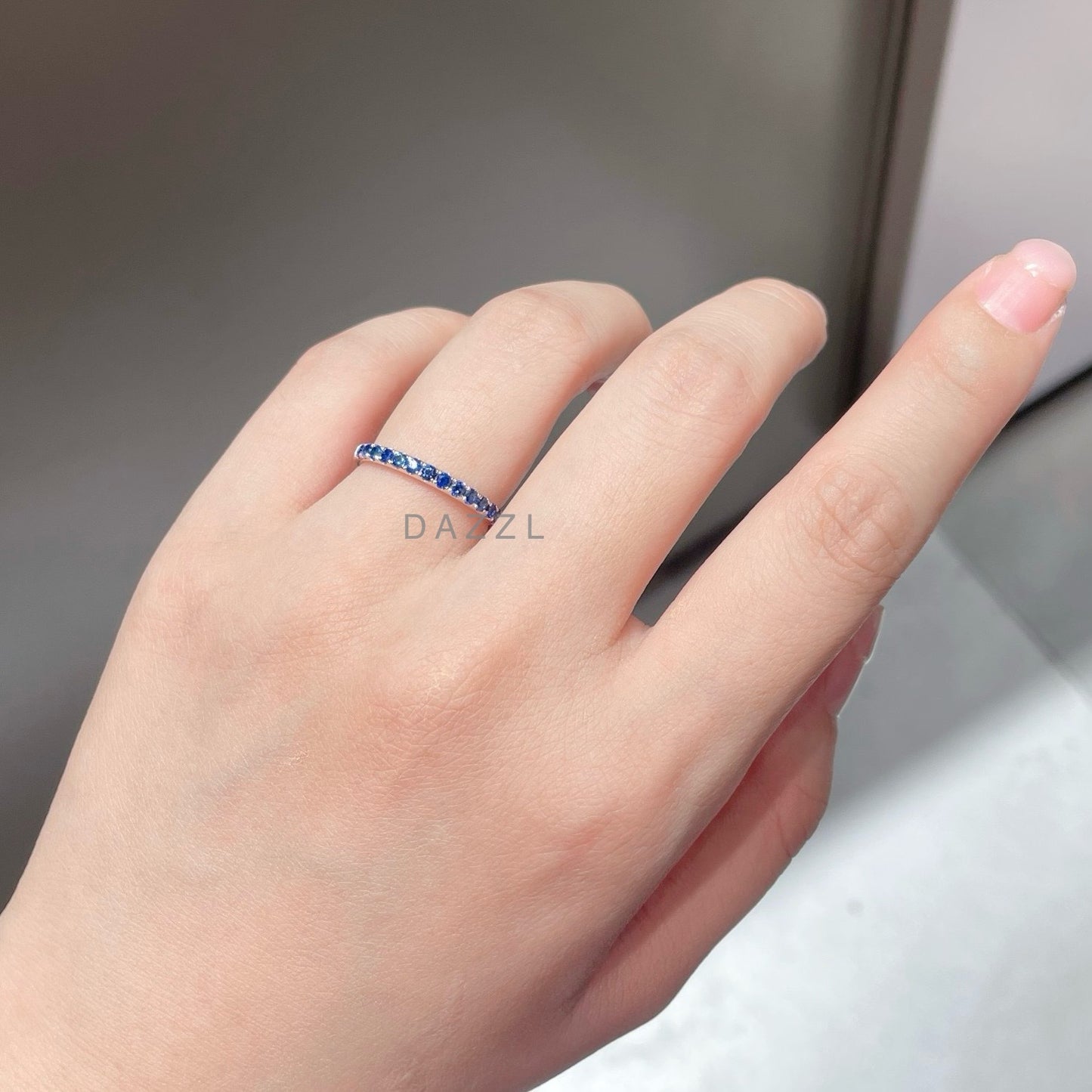 0.43ct Natural Sapphire Ring in 18K Gold