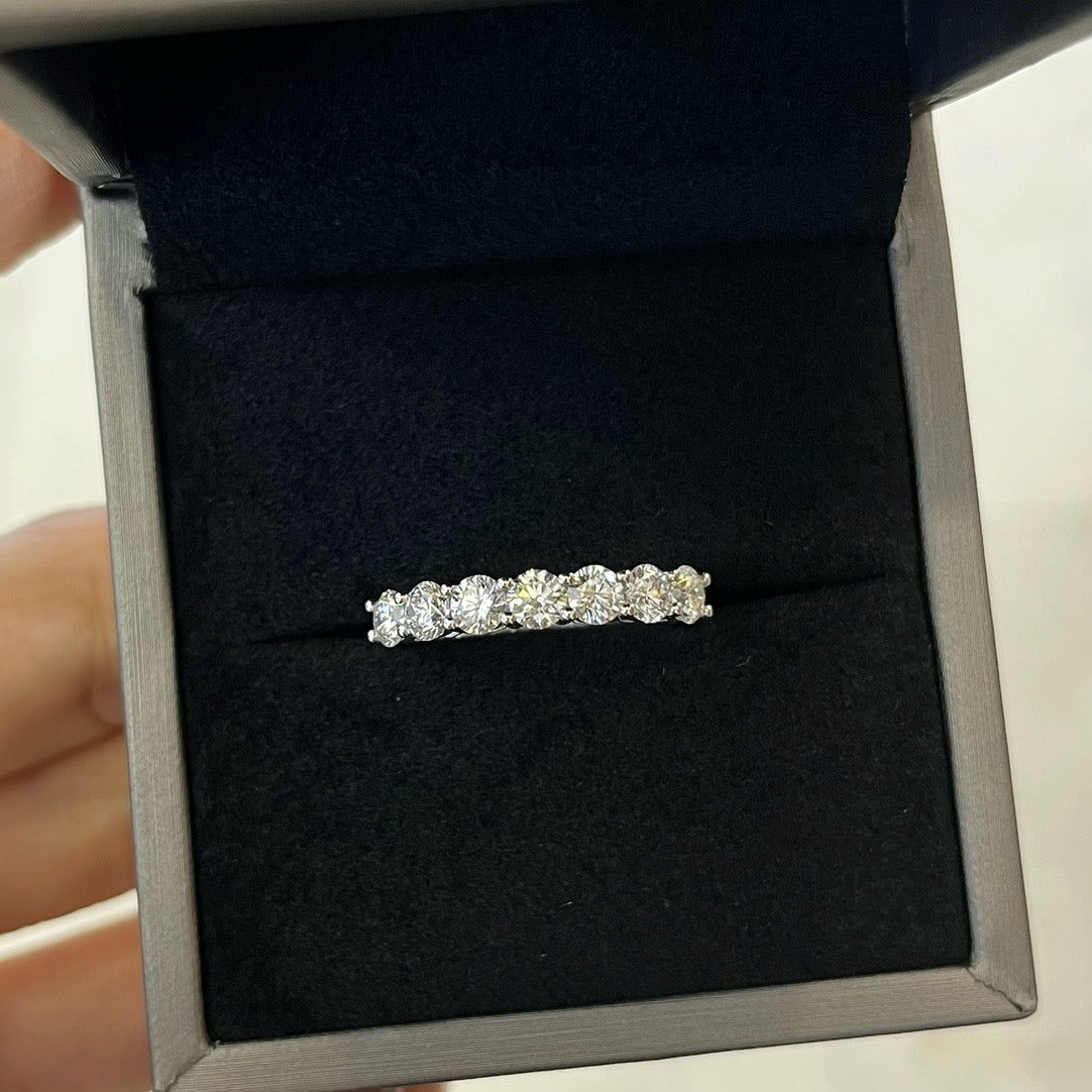 1.31ct Lab-Grown Diamond Eternity Ring in 18K Gold