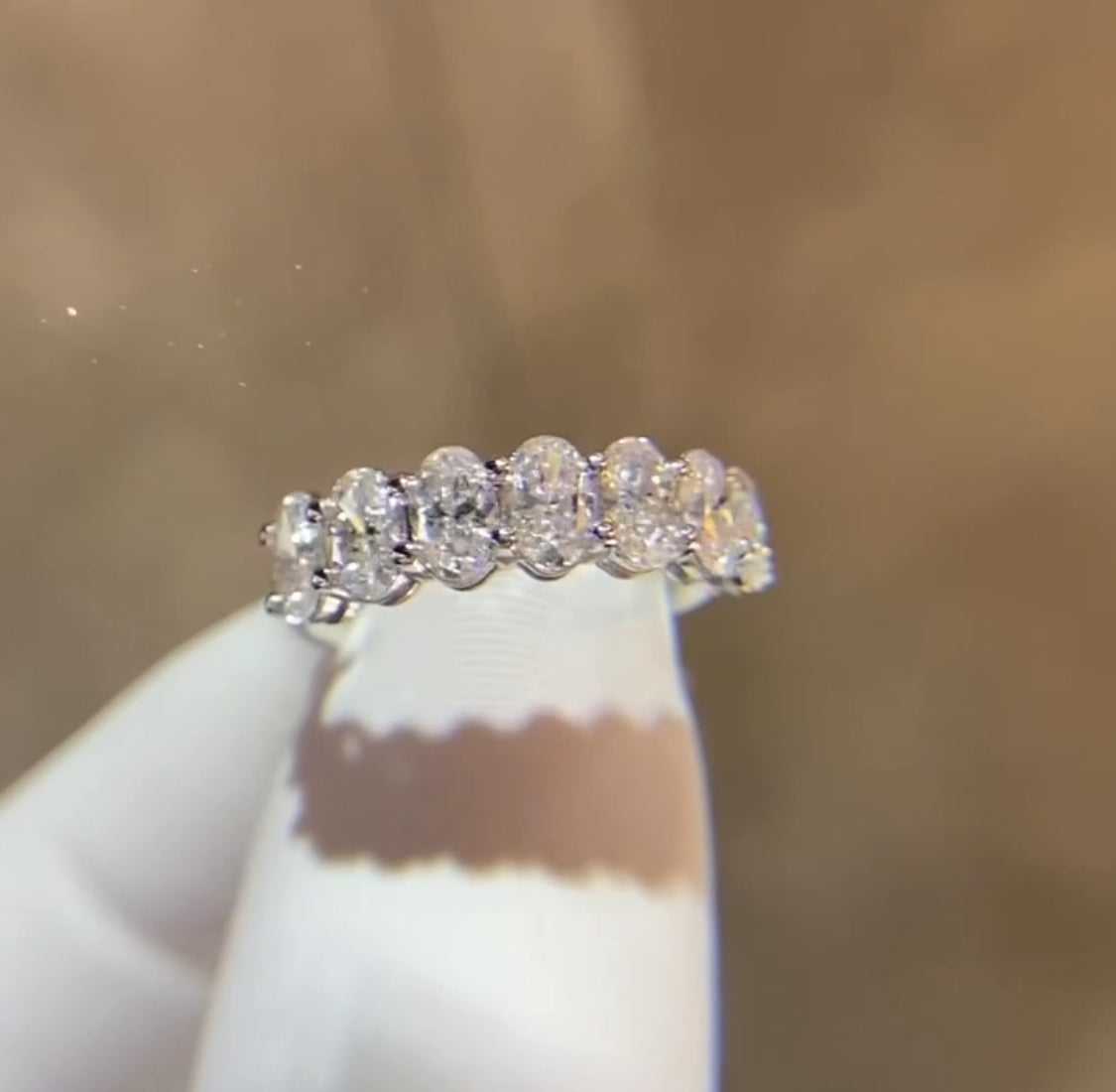 1.75ct Oval Lab-Grown Diamond Cluster Ring in 18K Gold