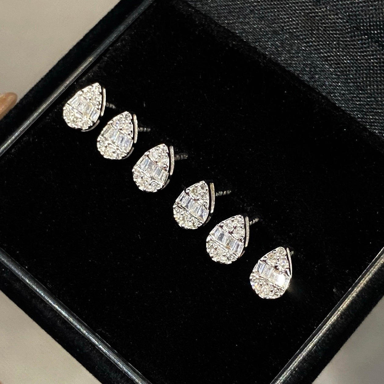 0.20ct Natural Diamond Water Drop-Shaped in 18K Gold