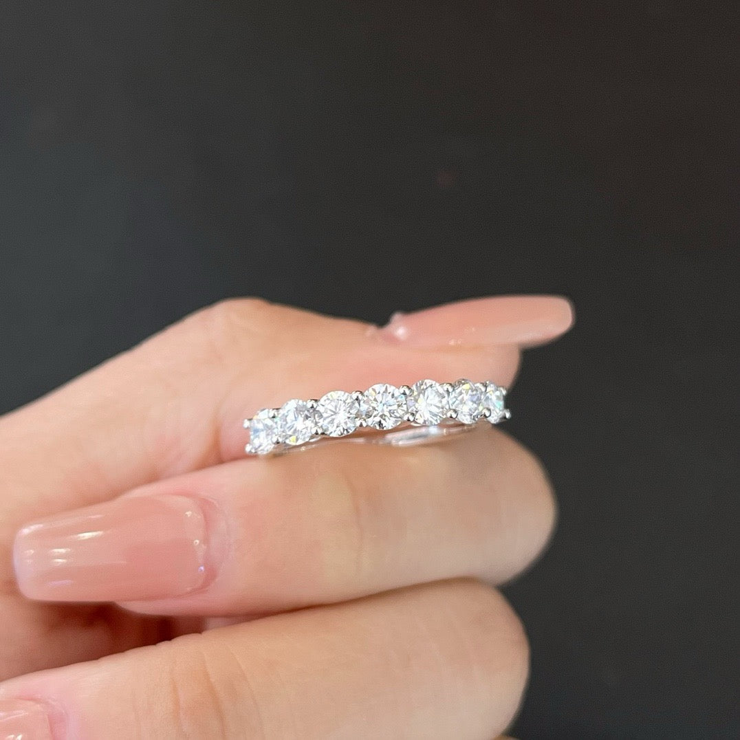 1.31ct Lab-Grown Diamond Eternity Ring in 18K Gold