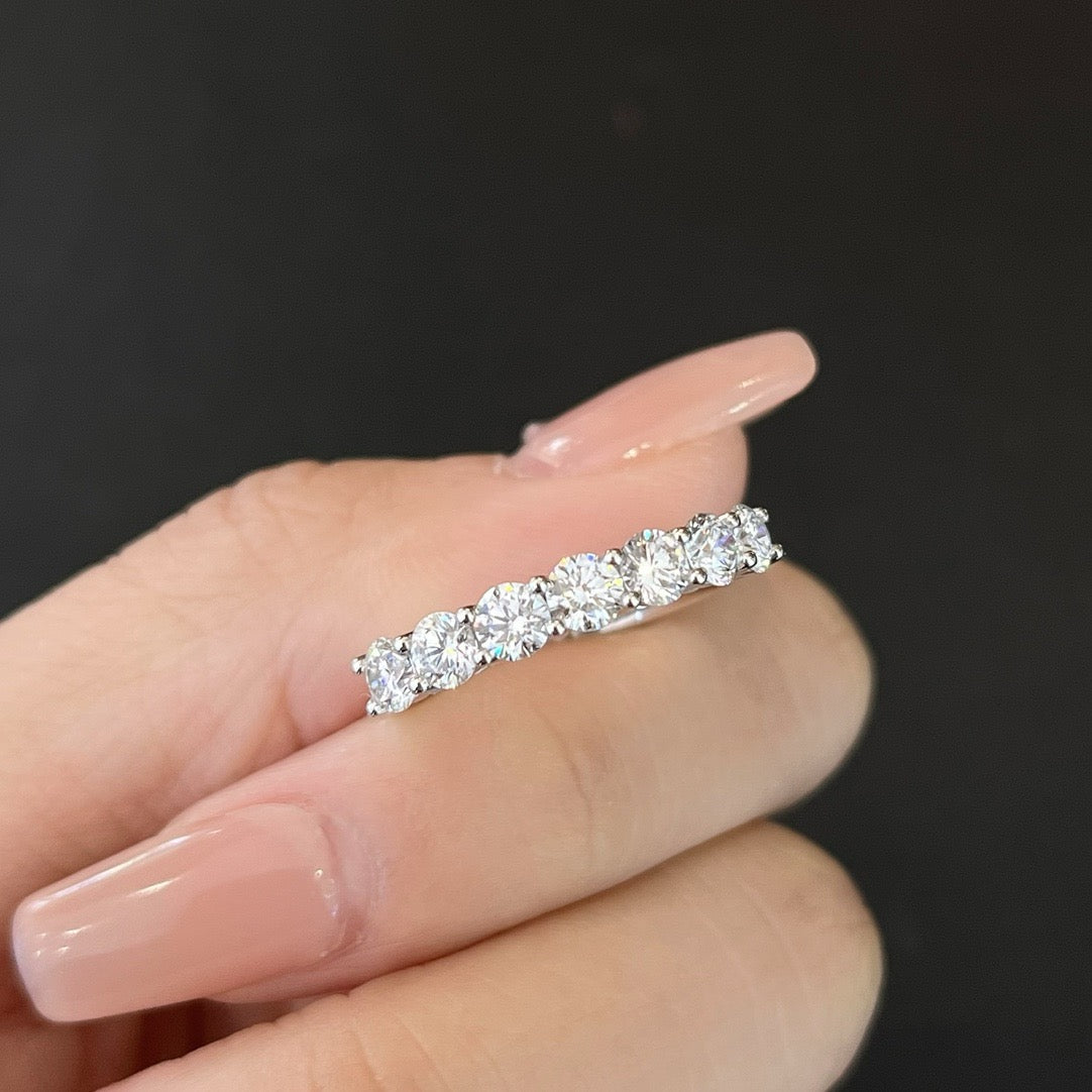 1.31ct Lab-Grown Diamond Eternity Ring in 18K Gold