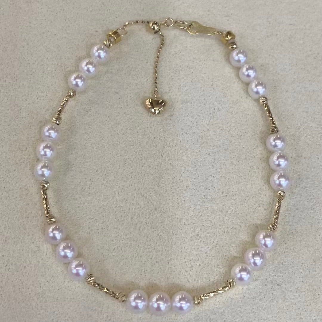 18K Gold Freshwater Pearl Bracelets