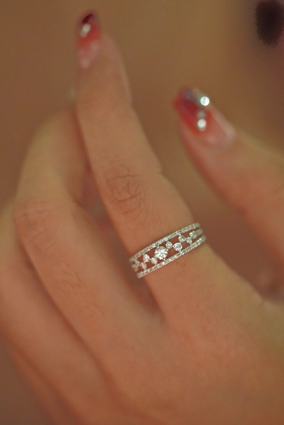 0.40ct Natural Diamond Band Ring in 18K Gold