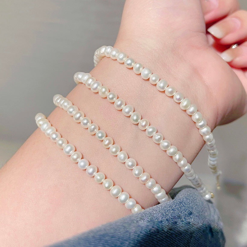 18K Gold Freshwater Pearl Bracelet