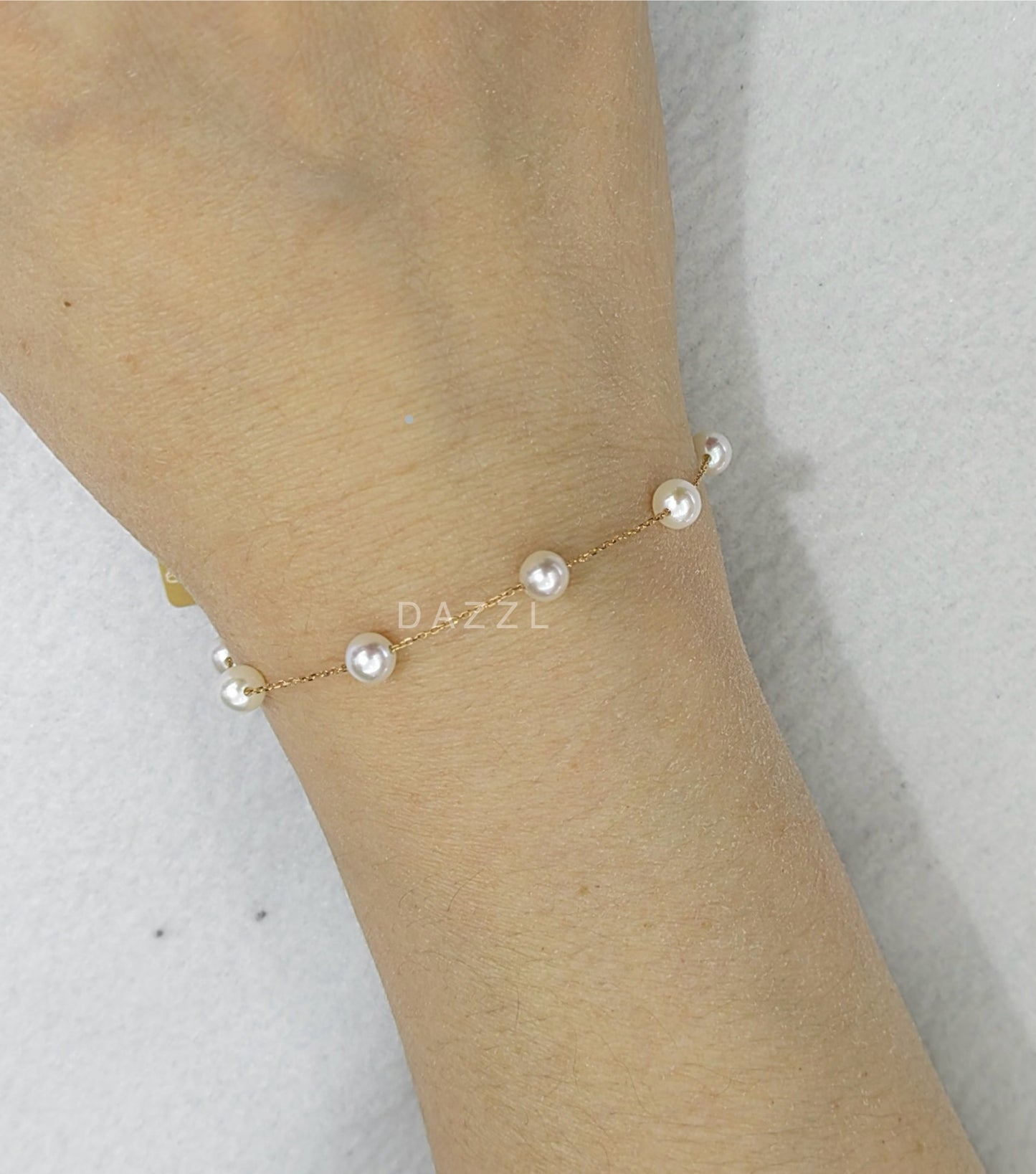 Freshwater Pearl Bracelet in 18K Rose Gold