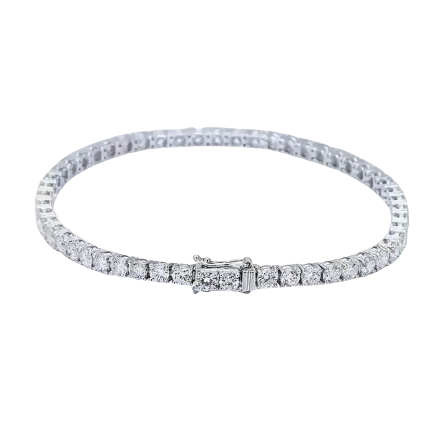 高質培育鑽石網球手鏈