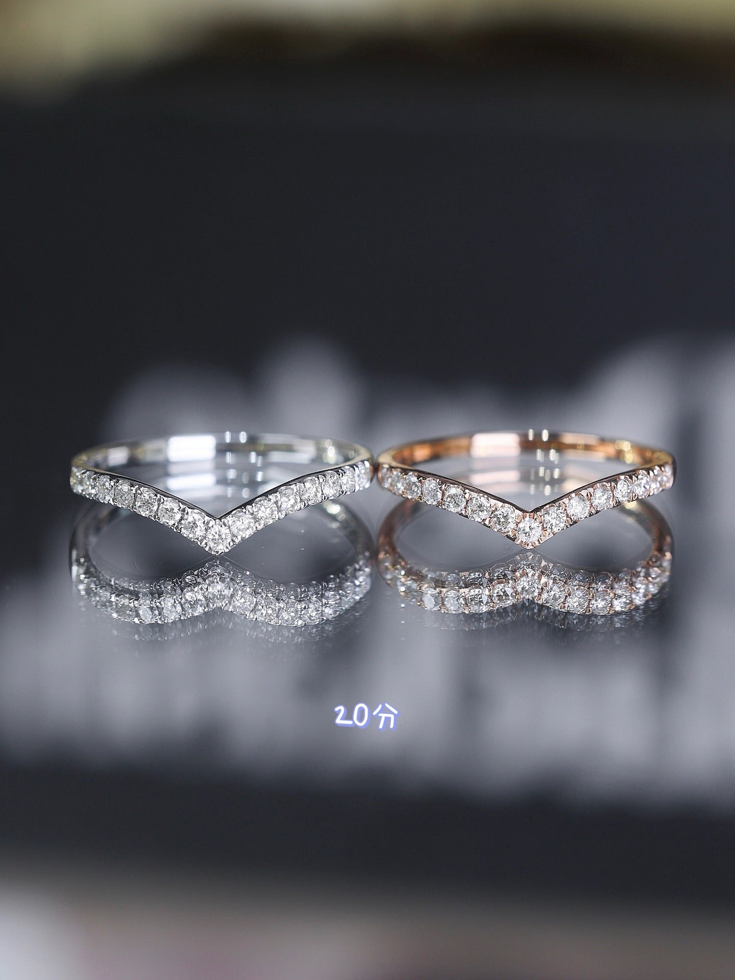 18K Gold Natural Diamonds Eternity Ring