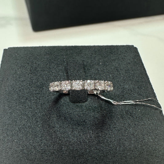 0.80ct Natural Diamond Ring in 18K White Gold